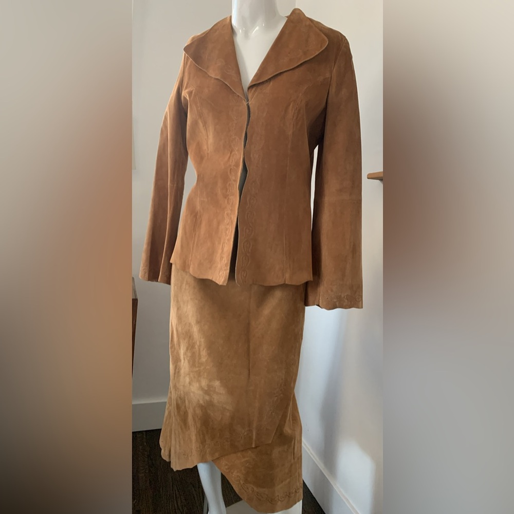 Danier Brown Suede Suit